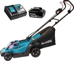Makita DLM330RT LXT 18 V Accu Grasmaaier | 33 Cm | 5.0 Ah Accu + Snellader | In Doos