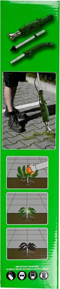 Hofftech Weed Burner Elektrische Onkruidbrander - 2000W - Max. 600 °C - BBQ Aansteker -Tuingereedschaps Winkel 251x1200