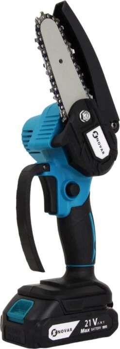 NovarGarden® Mini Kettingzaag NG1 - Met 2x Accu - Takkenzaag - Snoeizaag - Electrisch - Handzaag - Boomzaag - 21V 17 NovarGarden® Mini Kettingzaag NG1 - Met 2x Accu - Takkenzaag - Snoeizaag - Electrisch - Handzaag - Boomzaag - 21V -Tuingereedschaps Winkel 414x1200