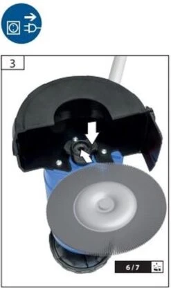 Borg Elektrische Onkruidborstel - 400 Watt - Inclusief 2 Borstels - -Tuingereedschaps Winkel 713x1200 1