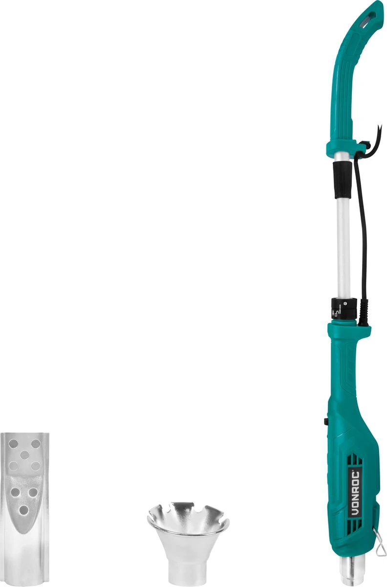 VONROC Elektrische Onkruidbrander - 2000W - Incl. Barbecue Mondstuk 4 VONROC Elektrische Onkruidbrander - 2000W - Incl. Barbecue Mondstuk - Afbeelding 2