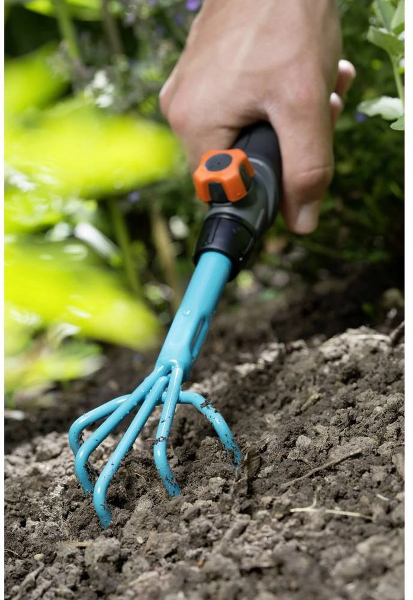 GARDENA Combisystem Klauwtje Hark - Werkbreedte 7 Cm 4 GARDENA Combisystem Klauwtje Hark - Werkbreedte 7 Cm - Afbeelding 2