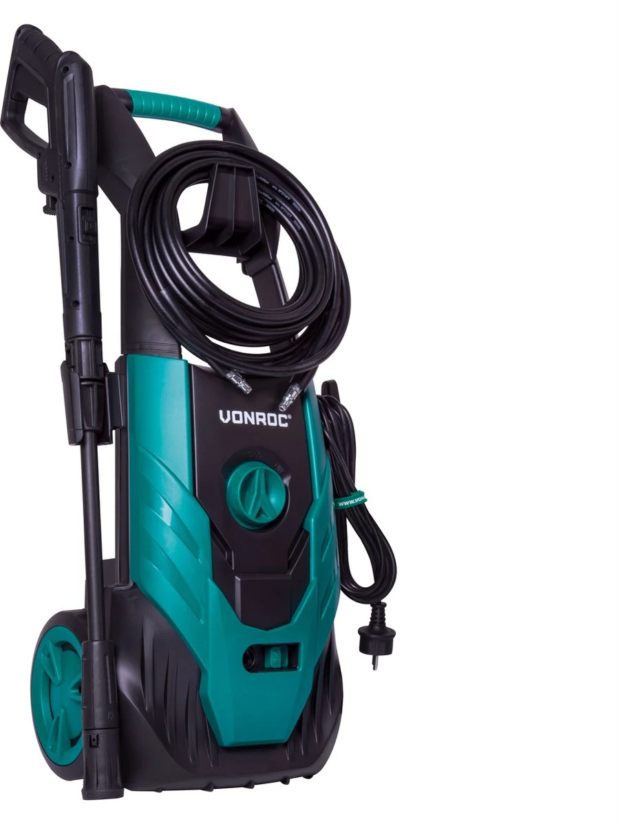 VONROC Hogedrukreiniger V18-1 1800W – 140 Bar – 420 L/h – Incl. 8m Slang, Reinigingsmiddelen Tank En Meer 4 VONROC Hogedrukreiniger V18-1 1800W – 140 Bar – 420 L/h – Incl. 8m Slang, Reinigingsmiddelen Tank En Meer - Afbeelding 2