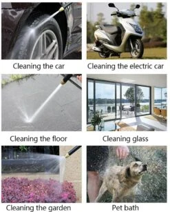 Merkloos Terrasreiniger - Hogedrukspuit - Ergonomisch - Compact - Draagbaar - Tuinslang - Schuimen -Tuingereedschaps Winkel 966x1200